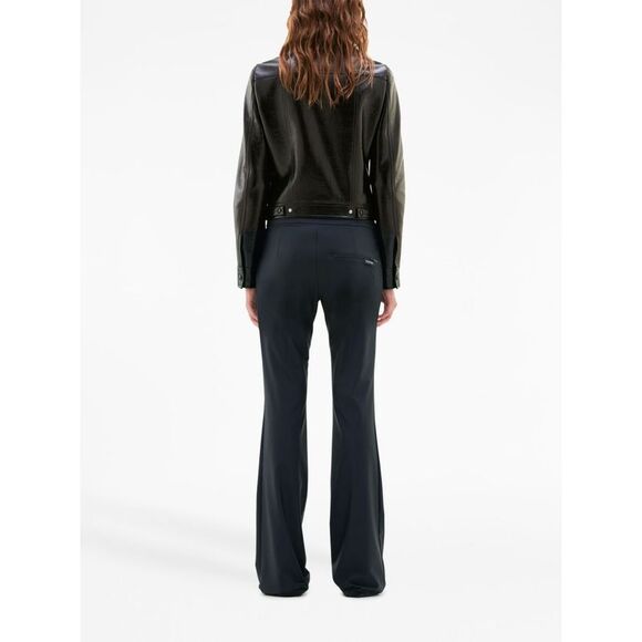 Black Trucker Vinyl Jacket for Women - SS24 Collection - Picture 4 of 4